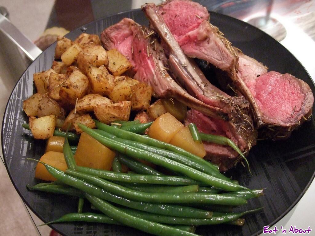 Home-cooking: Easy Roasted Rack of Lamb Recipe (with side dishes) | Eat ...